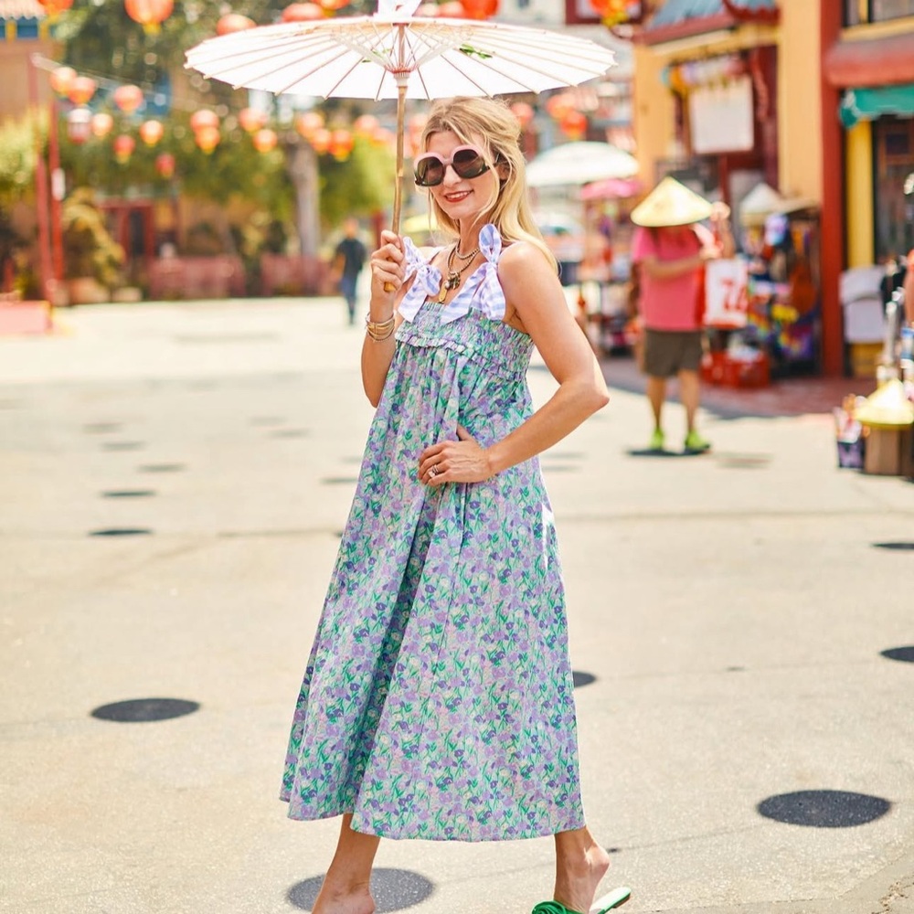 Floral Midi Dress - RUNS LARGE!!!